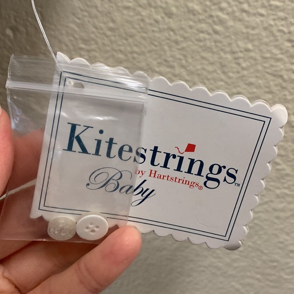 Hartstrings Kitestrings Baby Blue Christmas Buttondown Bodysuit 12 Months Tie - Picture 3 of 12